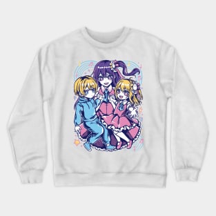 Ai, Ruby y Aqua - Familia Hoshino - Oshi no Ko Crewneck Sweatshirt